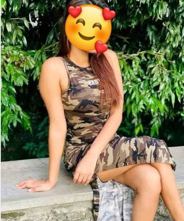 Hot slim girl at mor...